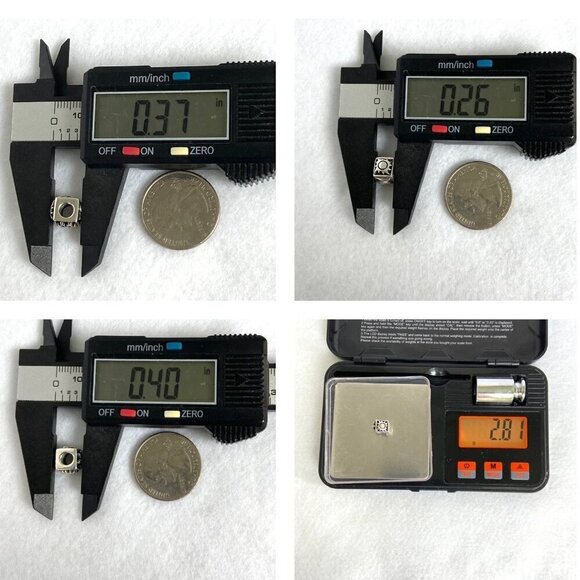 Chamilia Sterling Silver 925 CHAM Square Four Seasons Charm Bead - Picture 10 of 15